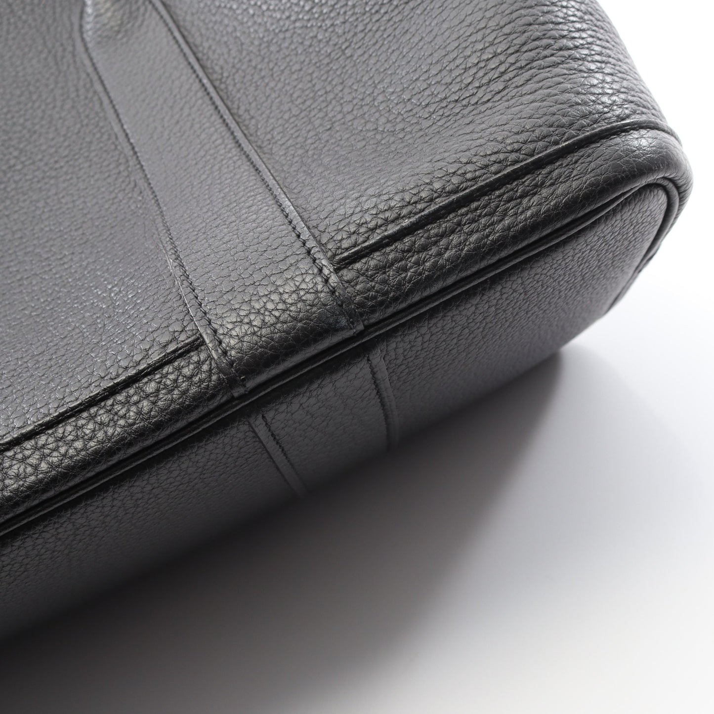ガーデンパーティPM ハンドバッグ トートバッグ ネゴンダ ブラック シルバー金具 C刻印 エルメス バッグ HERMES