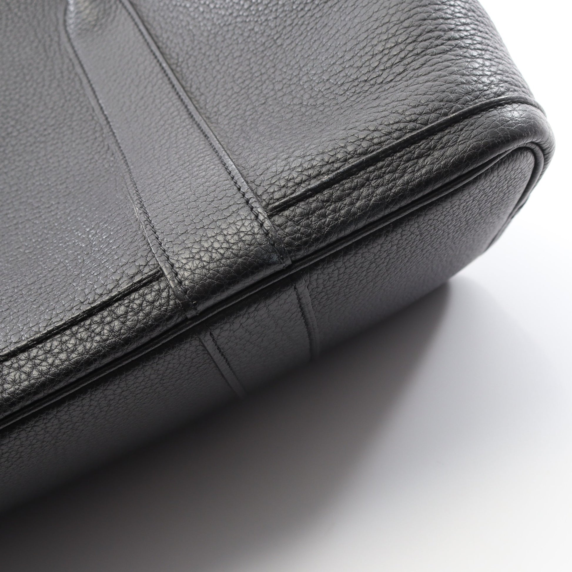 ガーデンパーティPM ハンドバッグ トートバッグ ネゴンダ ブラック シルバー金具 C刻印 エルメス バッグ HERMES