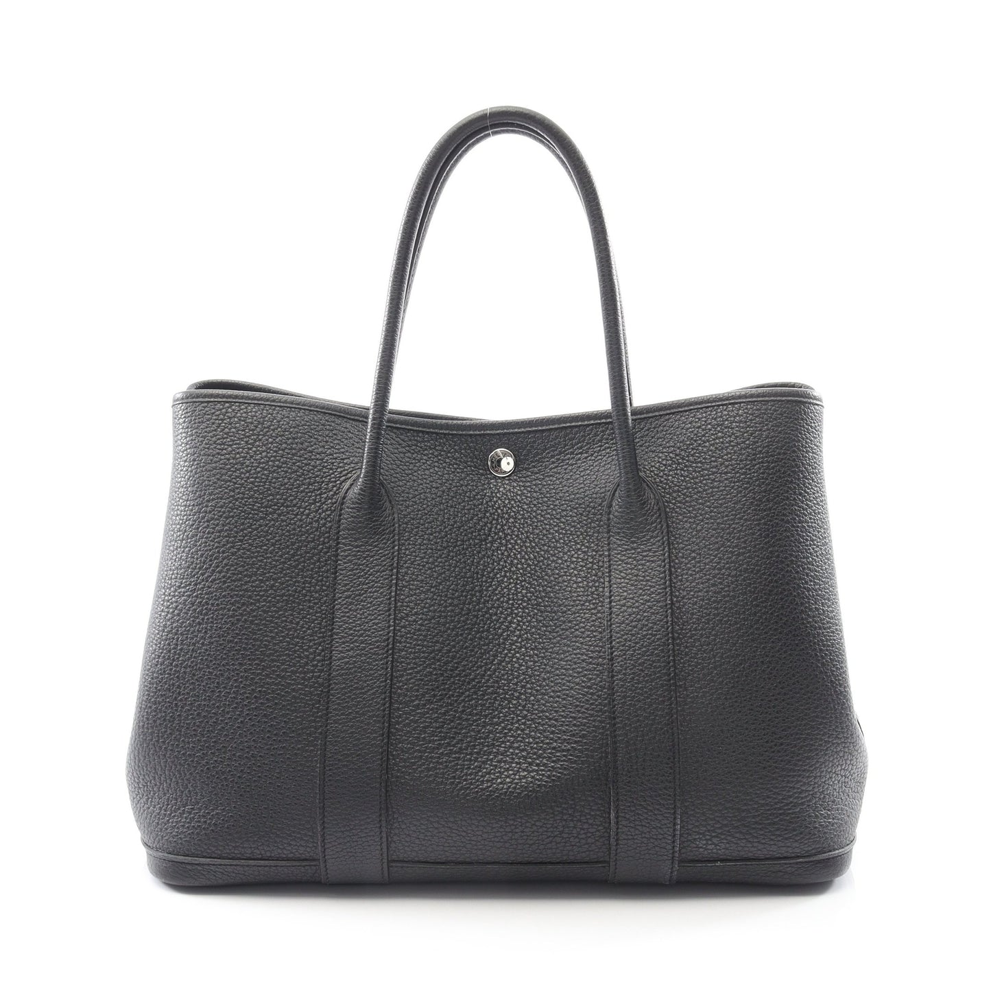 ガーデンパーティPM ハンドバッグ トートバッグ ネゴンダ ブラック シルバー金具 C刻印 エルメス バッグ HERMES