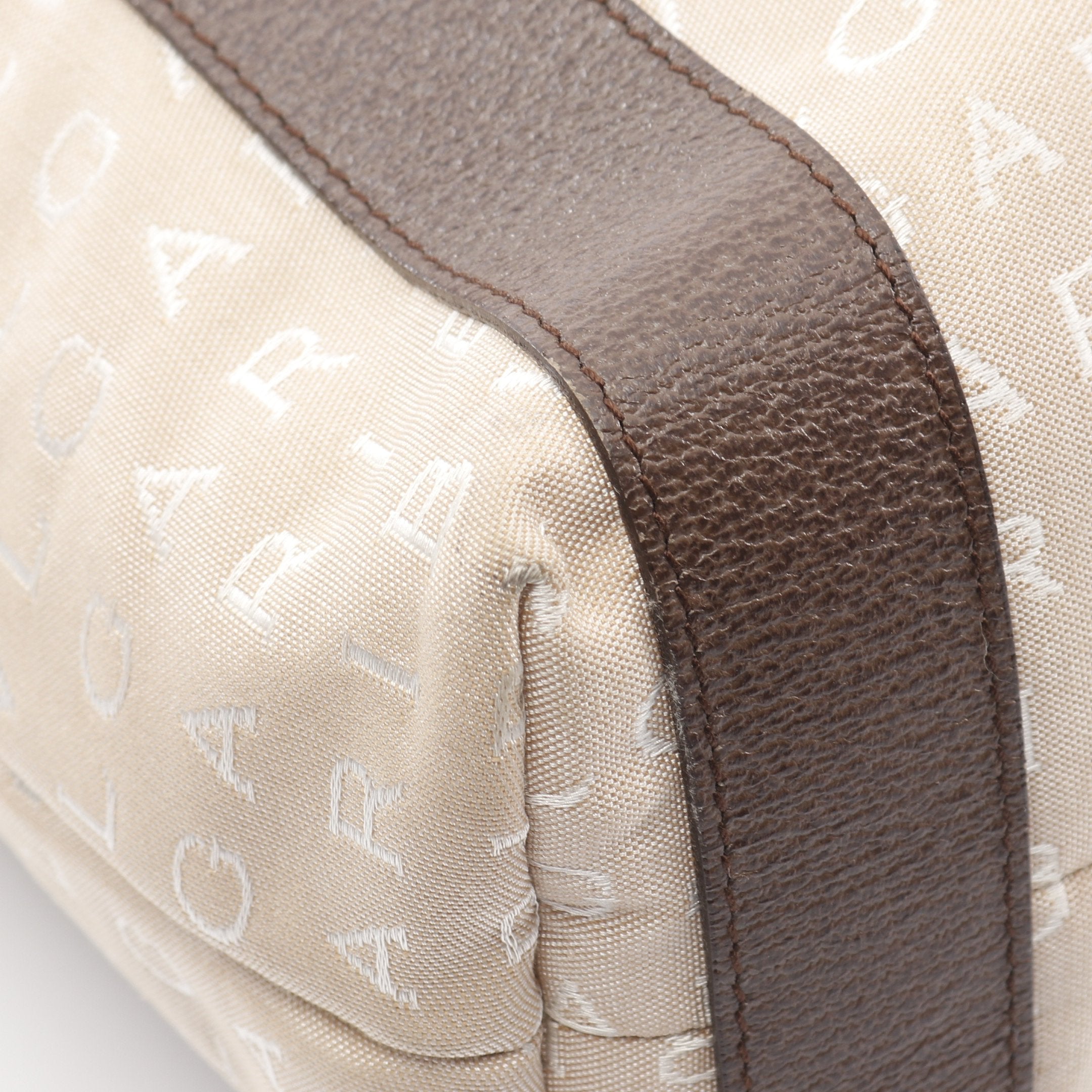 ロゴマニア ショルダーバッグ トートバッグ キャンバス レザー