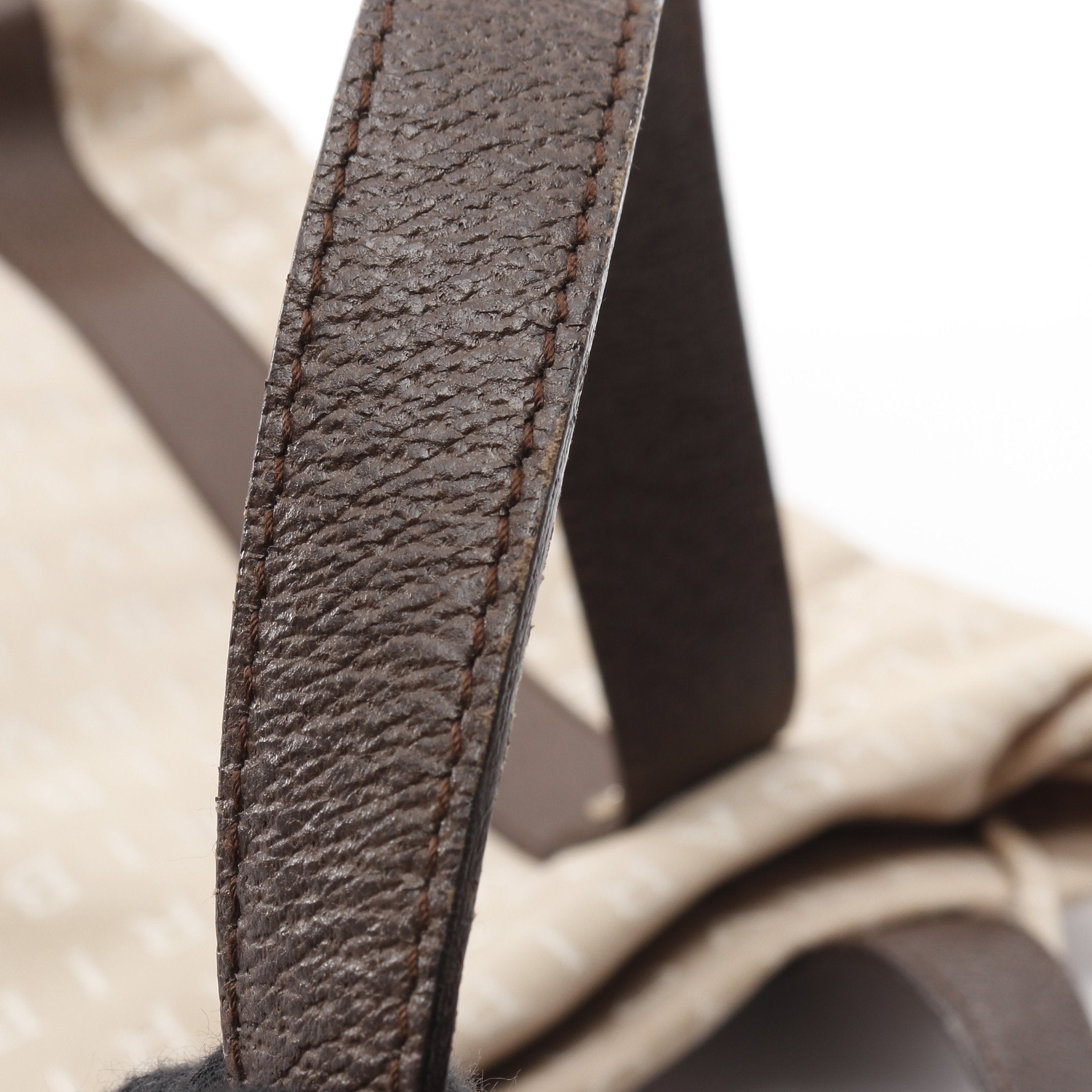 ロゴマニア ショルダーバッグ トートバッグ キャンバス レザー