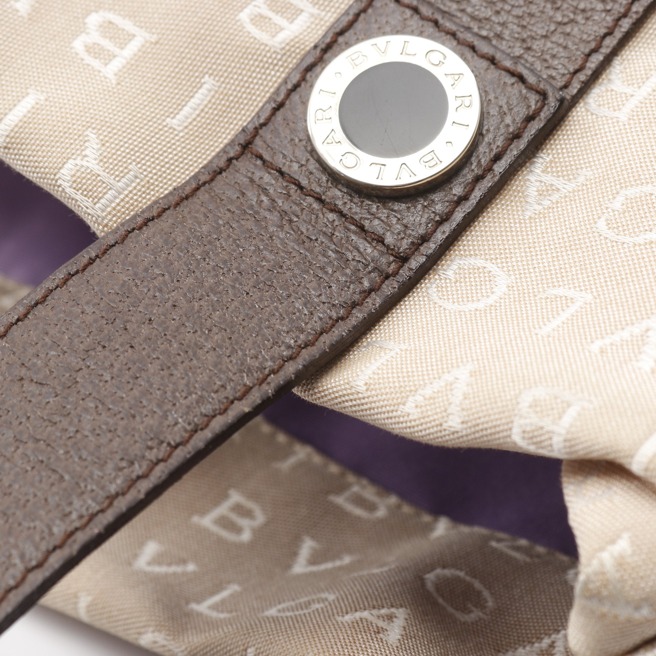 ロゴマニア ショルダーバッグ トートバッグ キャンバス レザー