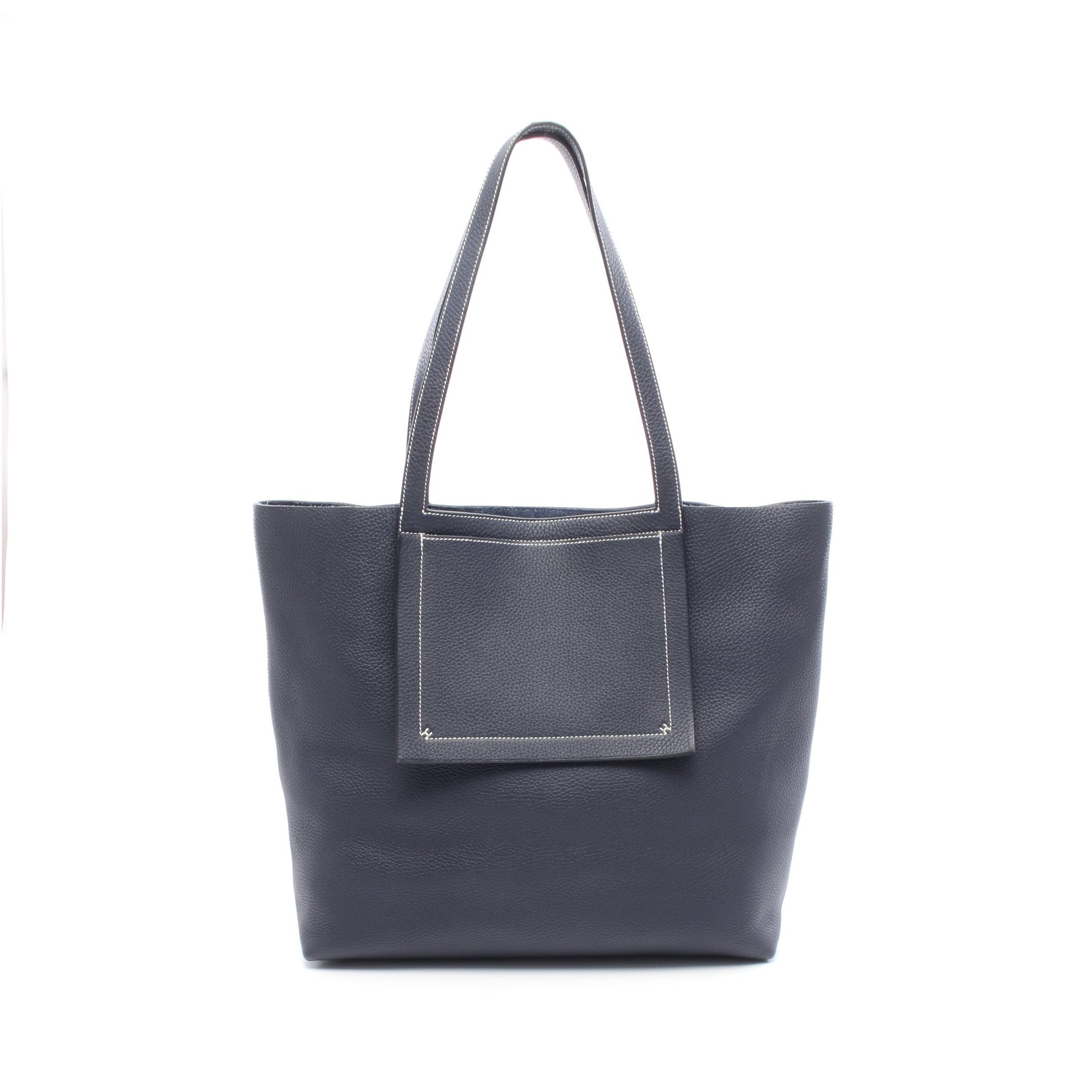 カバセリエ46 ブルーニュイ ショルダーバッグ トートバッグ トリヨンクレマンス ネイビー Z刻印 エルメス バッグ HERMES