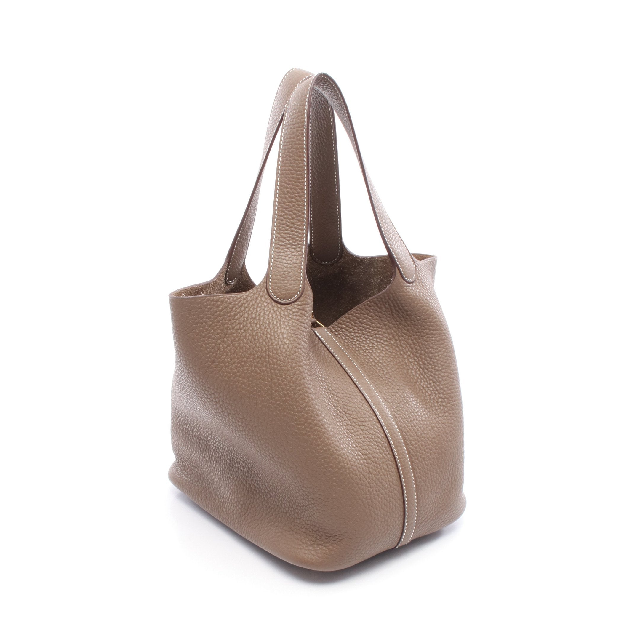 エルメス ピコタンロックPM エトゥープ ハンドバッグ トリヨンクレマンス HERMES】エルメス ピコタンロックPM ハンドバッグ トリヨンクレマンス