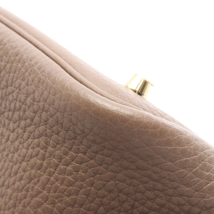 ピコタンロックMM エトゥープ ハンドバッグ トリヨンクレマンス グレーブラウン ゴールド金具 C刻印 エルメス バッグ HERMES