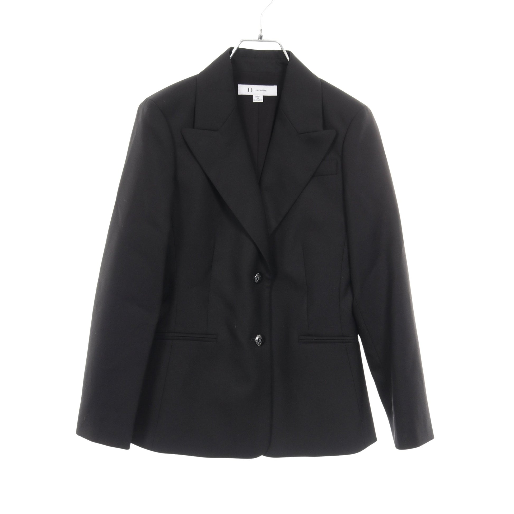 D UNIFORME テーラードジャケット ウール ブラック クリスチャンディオール アウター Christian Dior