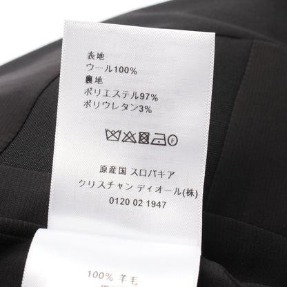 D UNIFORME テーラードジャケット ウール ブラック クリスチャンディオール アウター Christian Dior