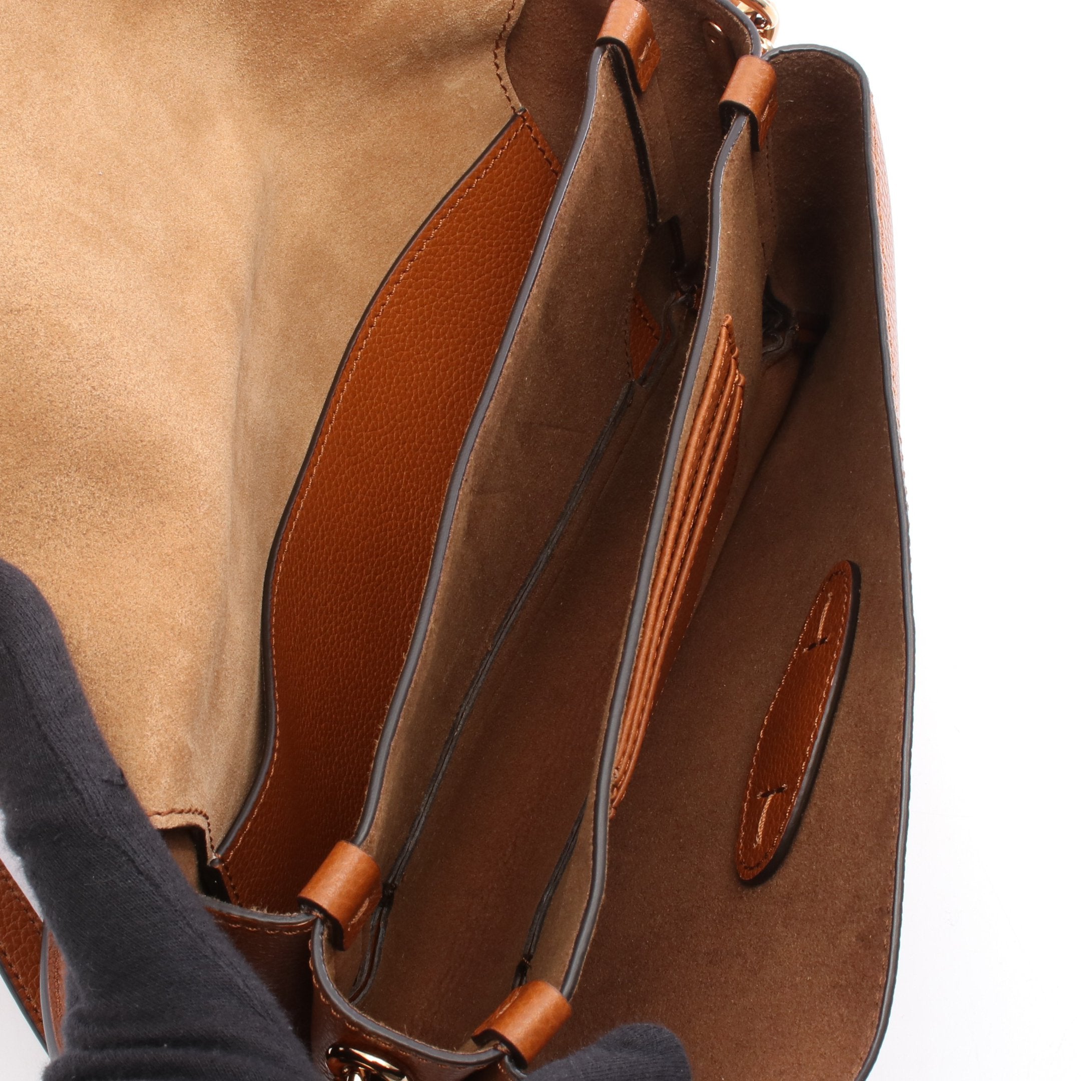 Tタイムレス フラップバッグ ミニ ワンショルダーバッグ レザー