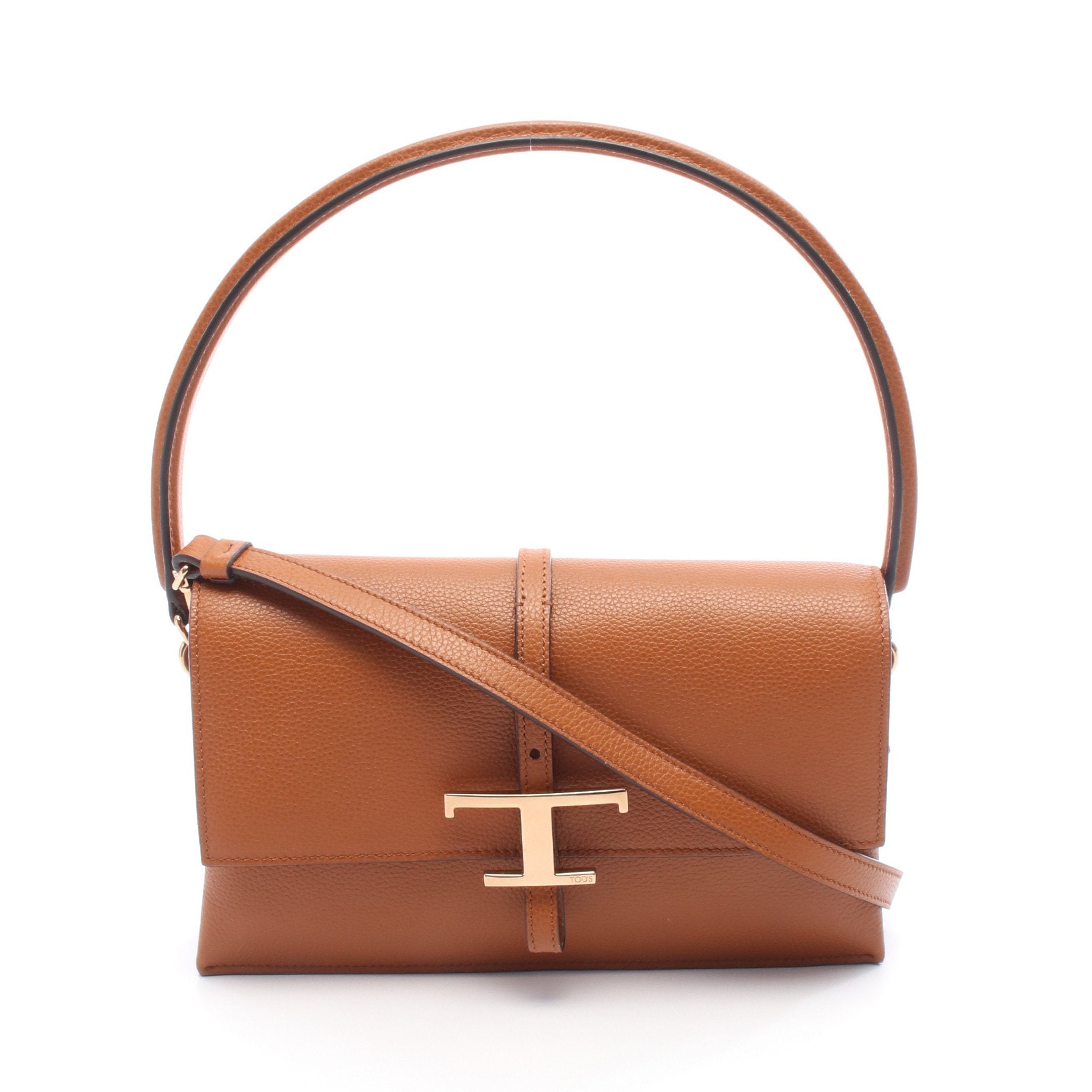 Tタイムレス フラップバッグ ミニ ワンショルダーバッグ レザー