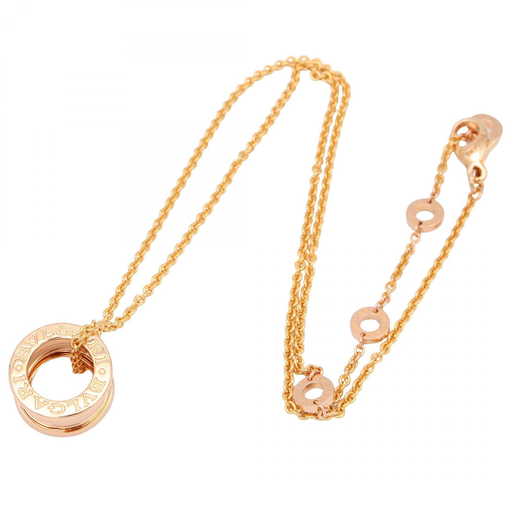 B-zero1 ネックレス ネックレス K18PG ゴールド ピンクゴールド