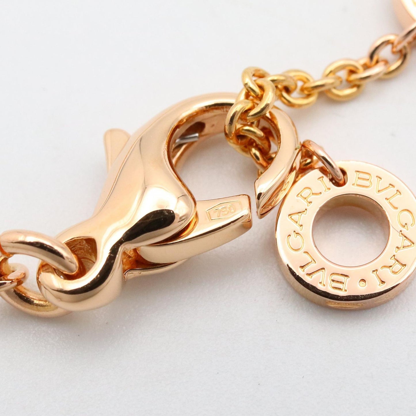B-zero1 ネックレス ネックレス K18PG ゴールド ピンクゴールド ブルガリ アクセサリー BVLGARI