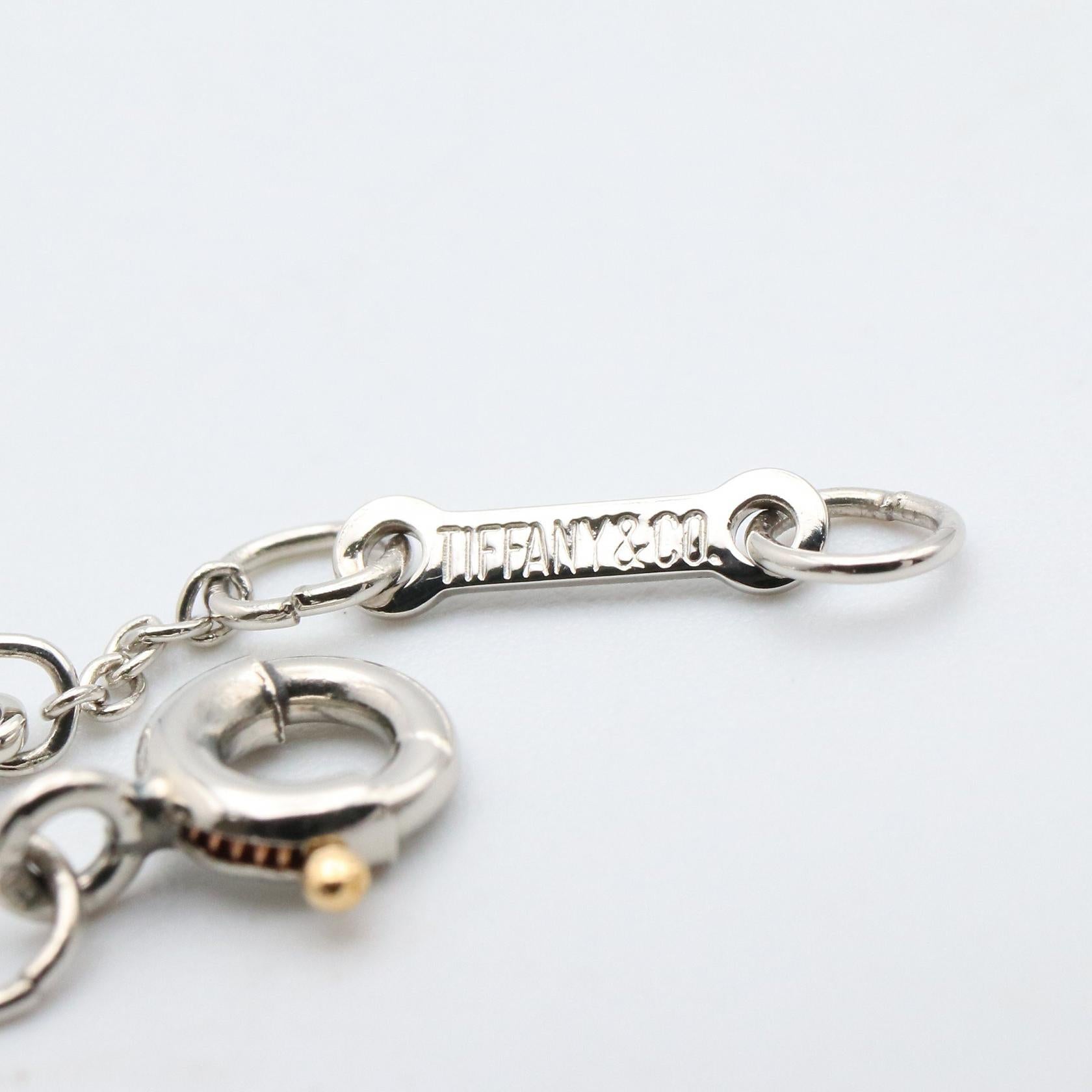 超美品Tiffanyティファニー　バイザヤードダイヤ6P ブレスレットPT950 超美品Tiffanyティファニー バイザヤードダイヤ6P ブレスレットPT950