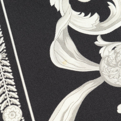 バッコロ シー シャツ シルク ブラック グレー ヴェルサーチ トップス Versace