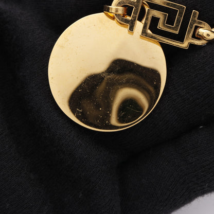 メデューサ グレカ ネックレス GP ラインストーン ゴールド クリア ヴェルサーチ アクセサリー Versace