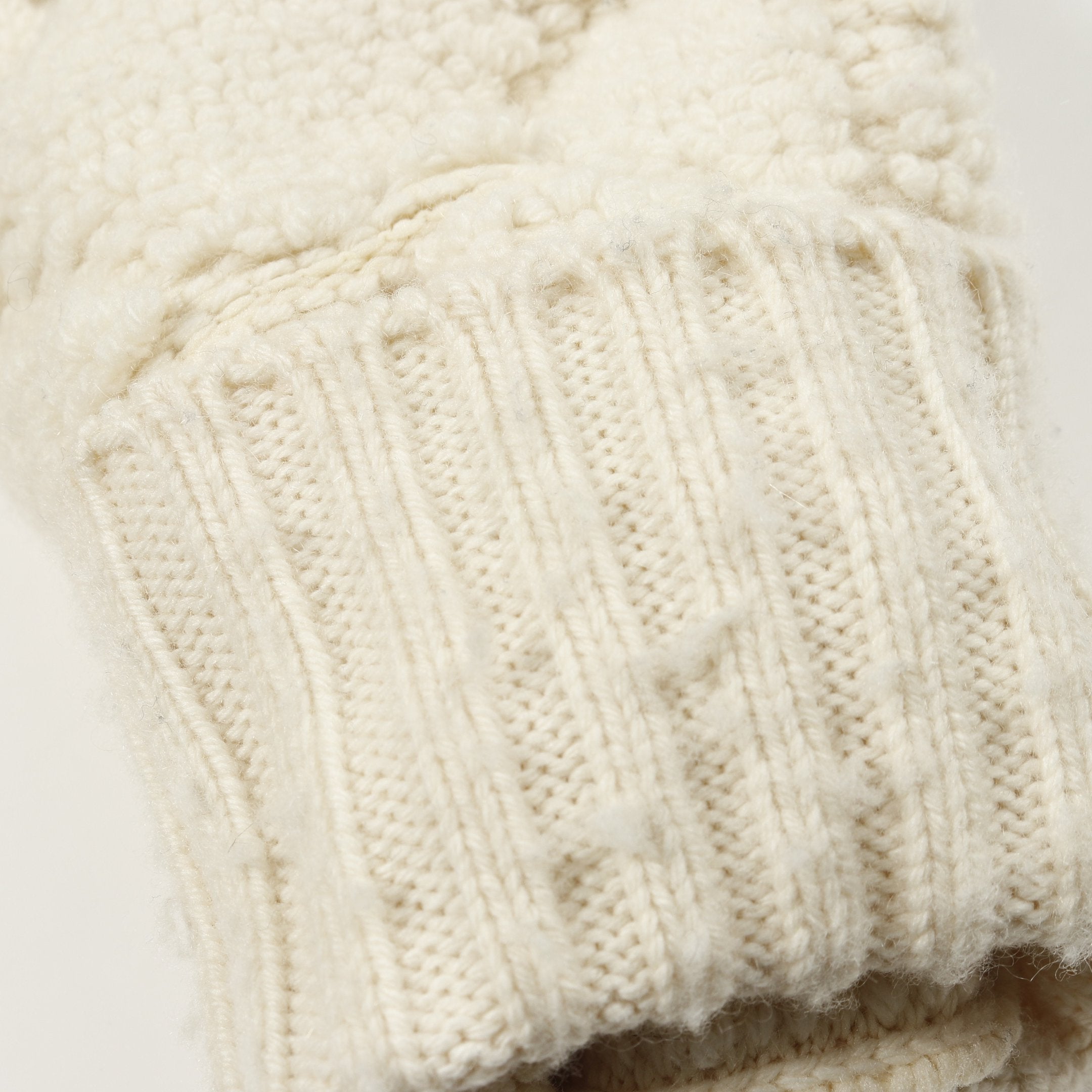 マクロカナージュ ジップアップニットジャケット カーディガン ウール