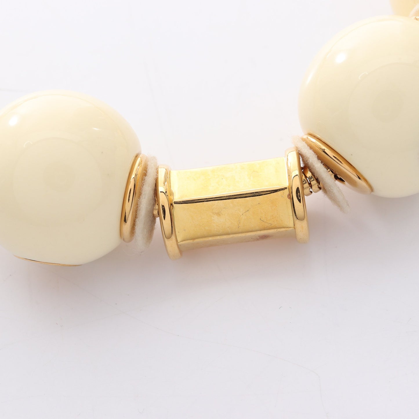 ロゴ ネックレス GP ゴールド アイボリー トリーバーチ アクセサリー TORY BURCH