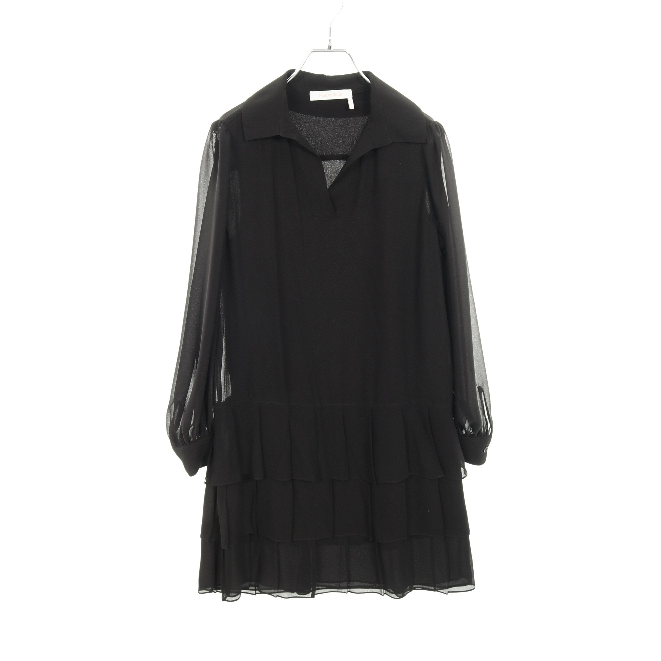 SEEBYCHLOE シーバイクロエ　ワンピース　ノースリーブ　レース　デニム SEEBYCHLOE シーバイクロエ ワンピース ノースリーブ レース デニム