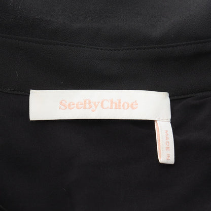 ティアード ワンピース 長袖 ブラック シーバイクロエ ワンピース See by Chloe