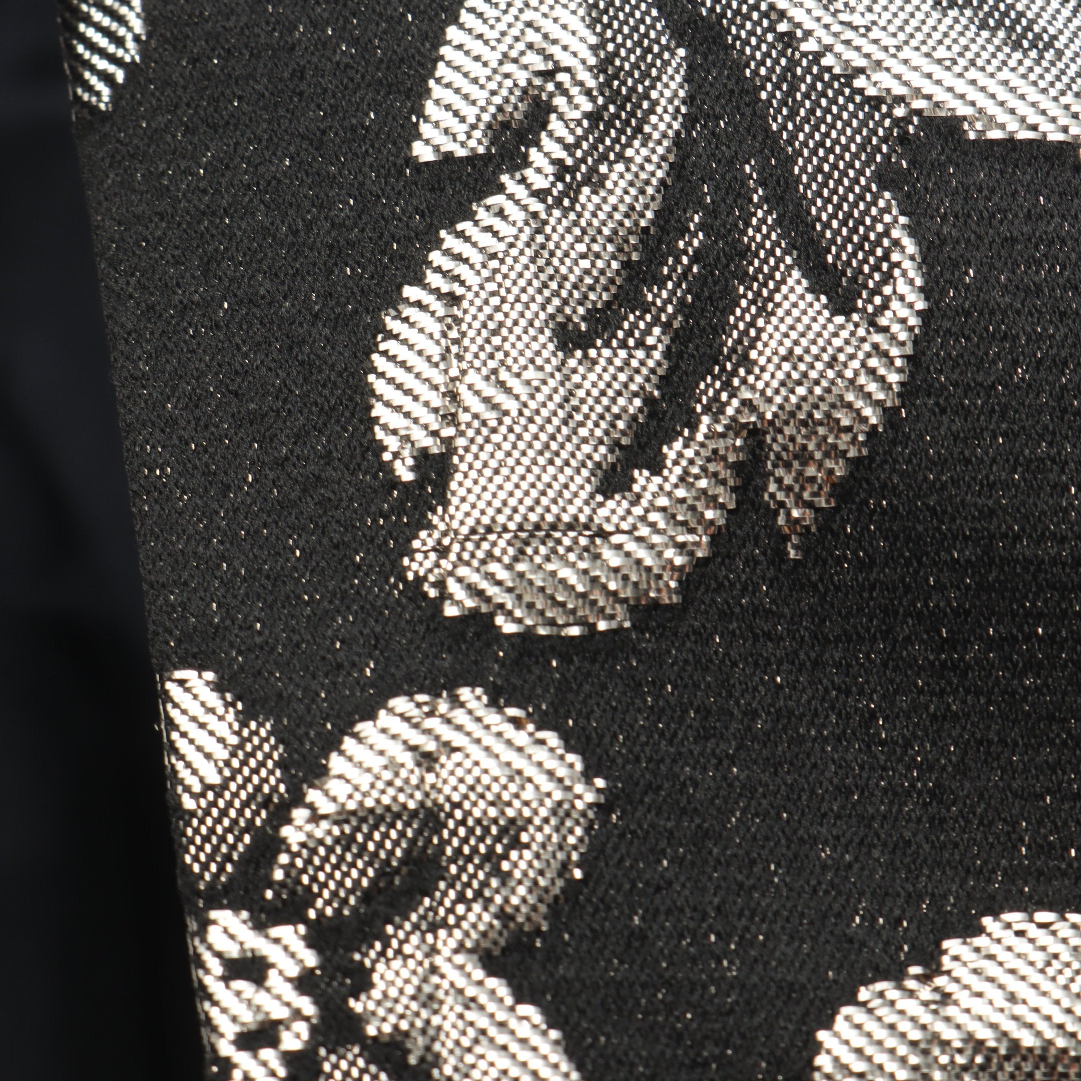 ワンピース ノースリーブ 花柄刺繍 ブラック シャンパンゴールド