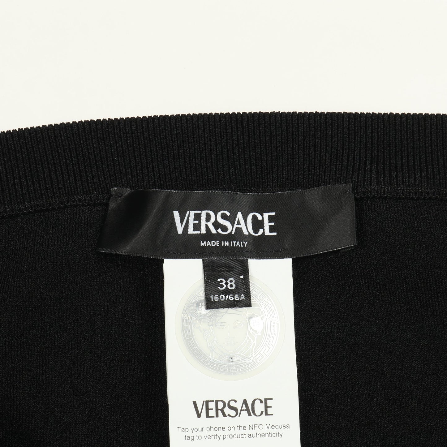 スカート レース 切替 レーヨン ブラック ヴェルサーチ ボトムス Versace