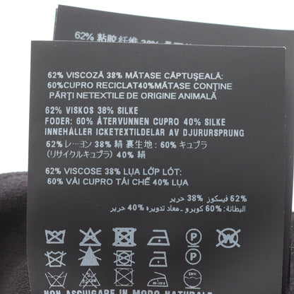 サテンサブレ ラップスカート レーヨン シルク ブラック プラダ ボトムス PRADA
