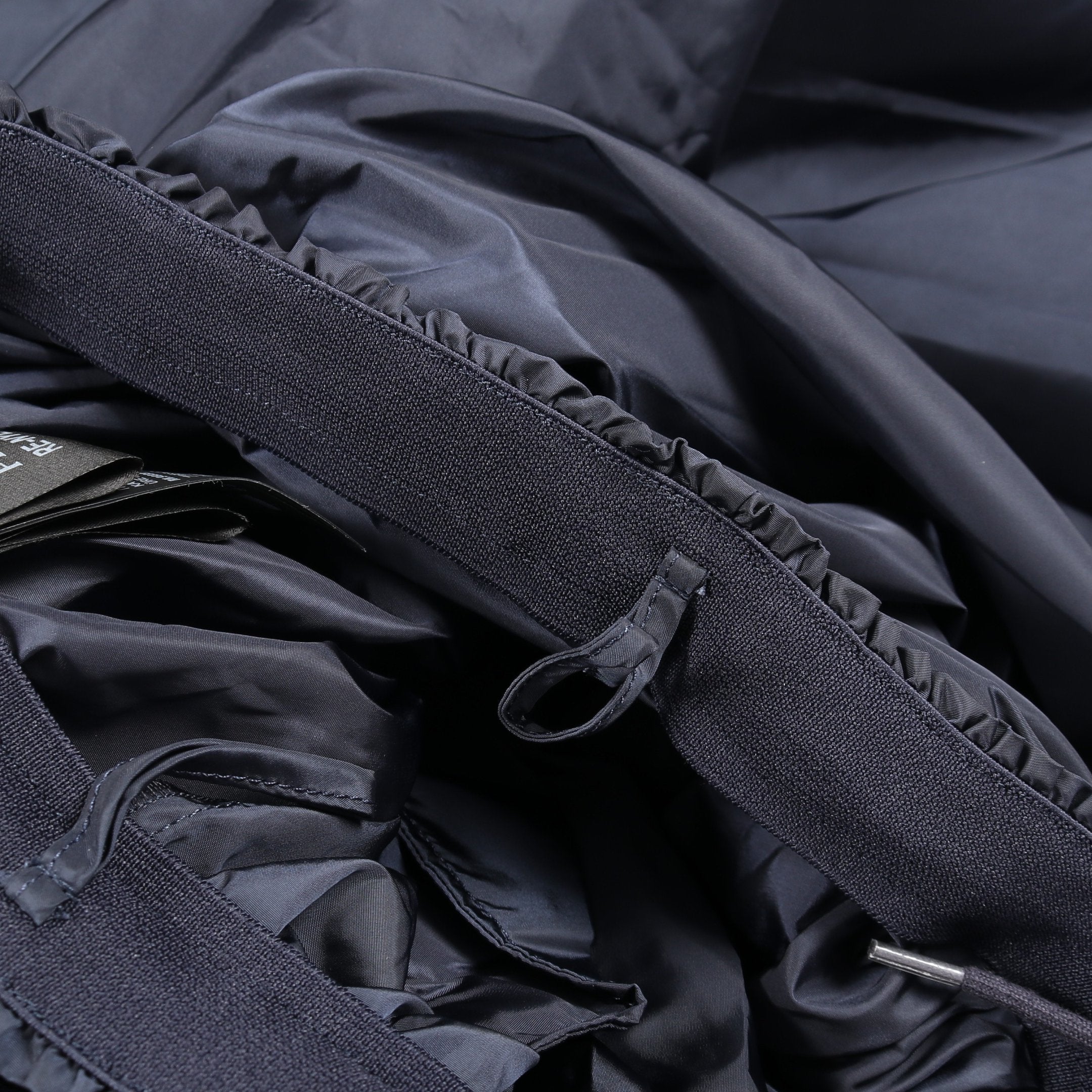 Re-Nylon ジップアップ スカート ナイロン ネイビー プラダ – RECLO