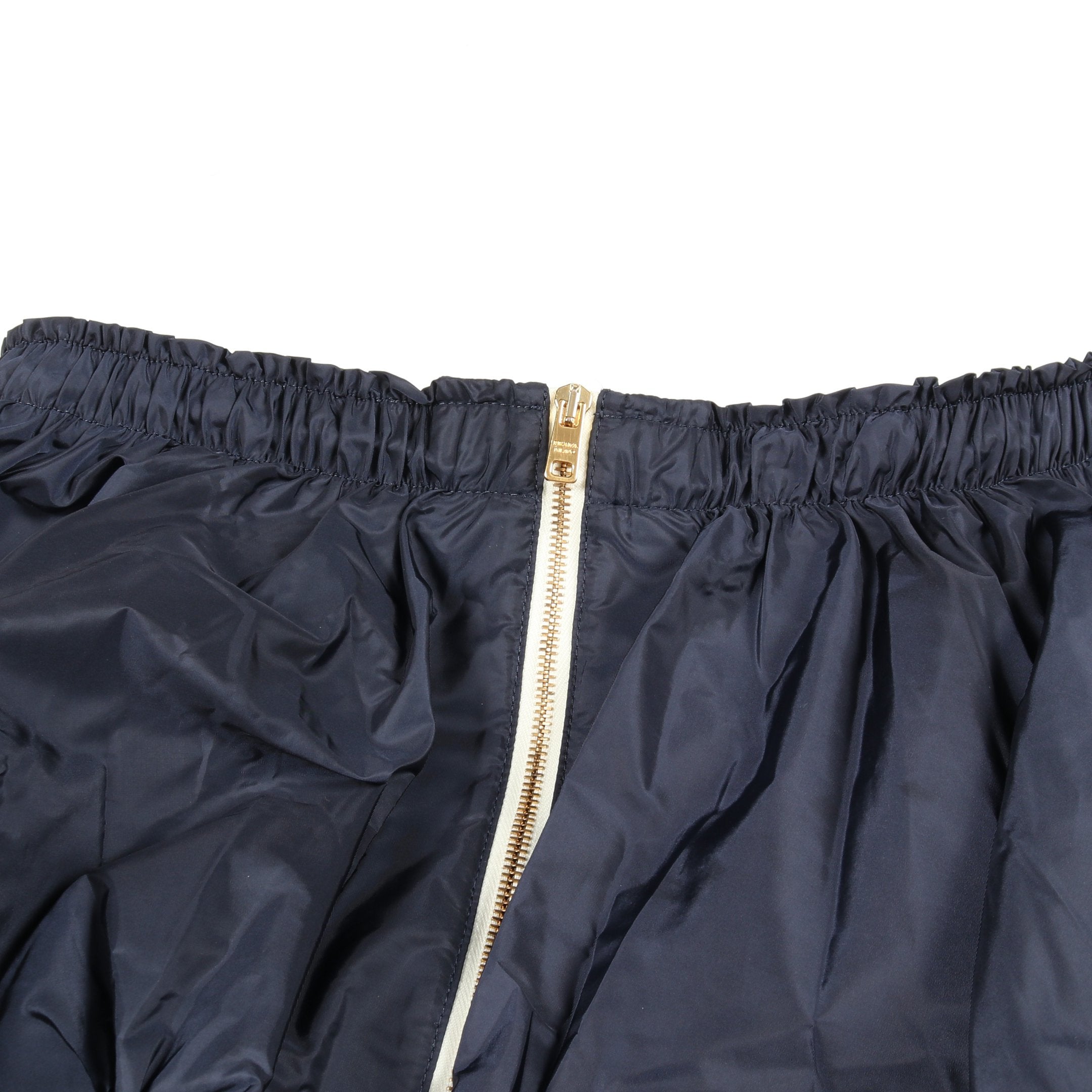 Re-Nylon ジップアップ スカート ナイロン ネイビー プラダ – RECLO