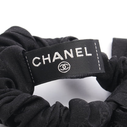 ココマーク リボン シュシュ ヘアアクセサリー シルク ブラック シャネル アクセサリー CHANEL