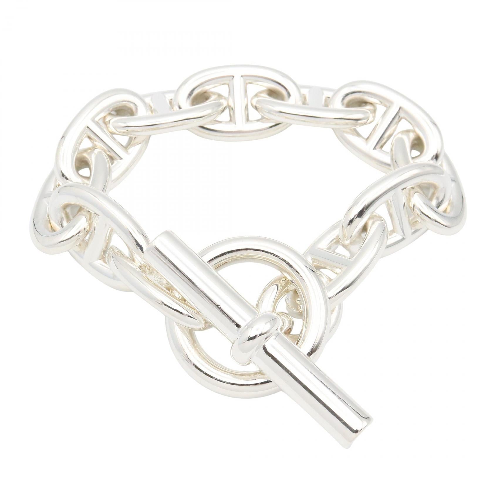シェーヌダンクルTGM 11コマ ブレスレット ブレスレット SV925 シルバー エルメス アクセサリー HERMES