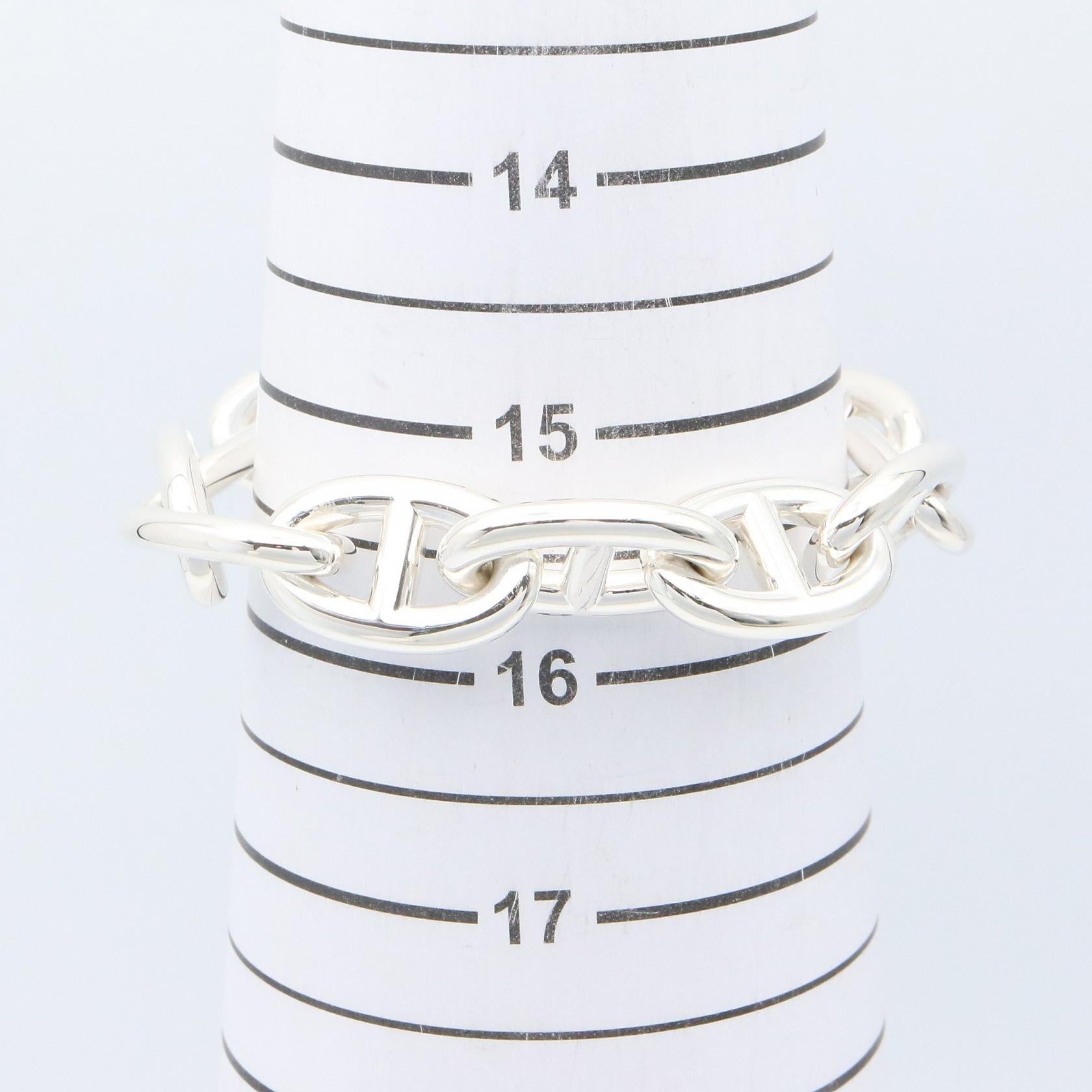 シェーヌダンクルTGM 11コマ ブレスレット ブレスレット SV925 シルバー エルメス アクセサリー HERMES