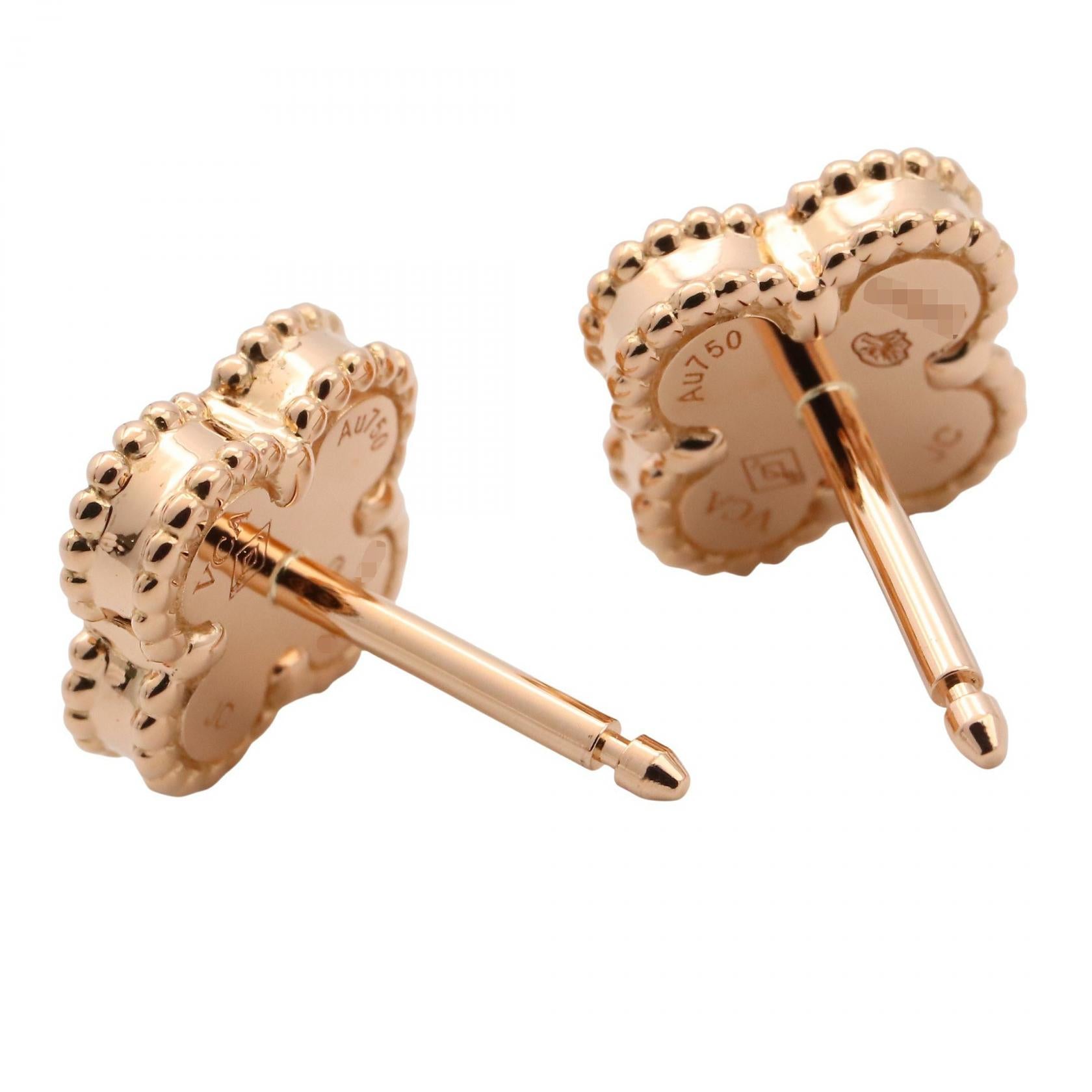 k18pg カーネリアンピアス スウィート アルハンブラ ピアス カーネリアン ピアス K18PG