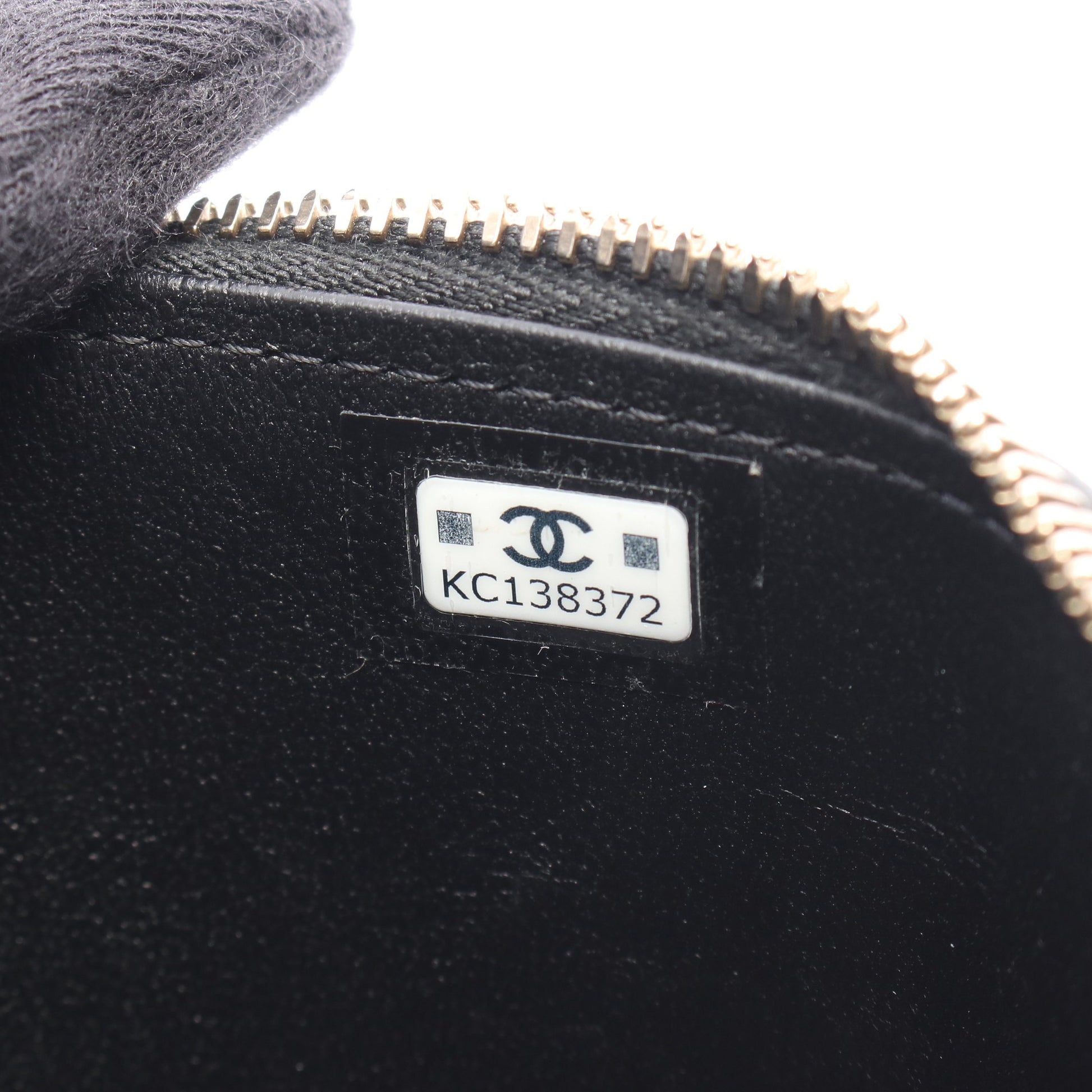 マトラッセ バニティ チェーンショルダーバッグ ラムスキン ブラック ゴールド金具 シャネル バッグ CHANEL