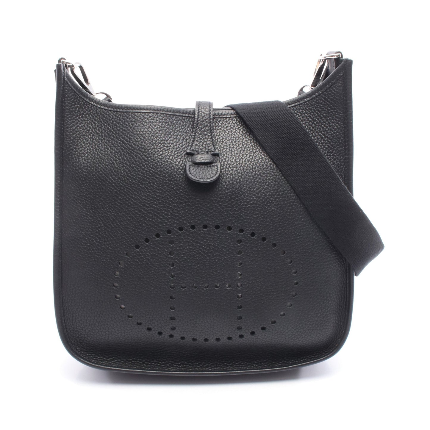 エヴリン 2 ドゥ PM ショルダーバッグ トリヨンクレマンス ブラック シルバー金具 エルメス バッグ HERMES