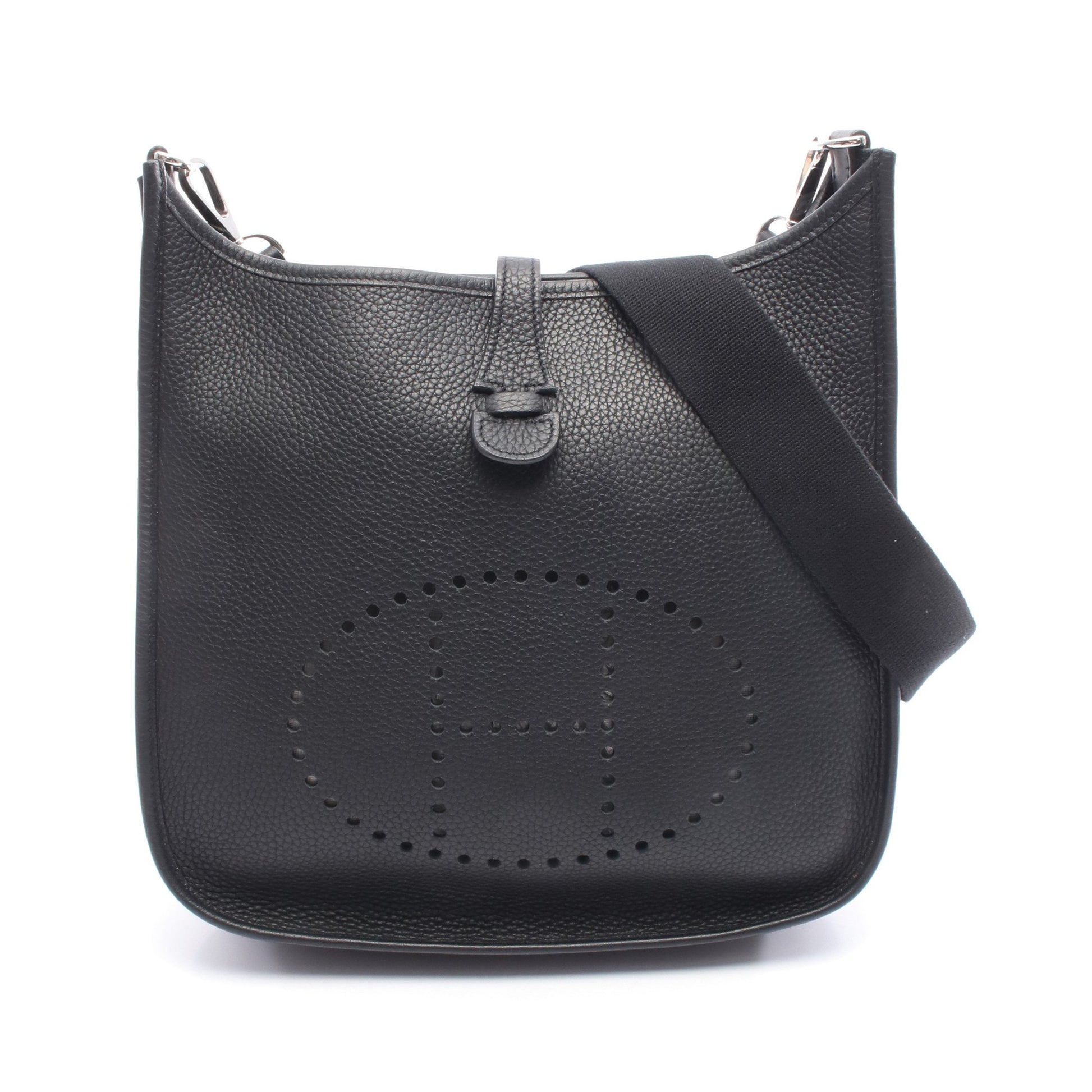 エヴリン 2 ドゥ PM ショルダーバッグ トリヨンクレマンス ブラック シルバー金具 エルメス バッグ HERMES