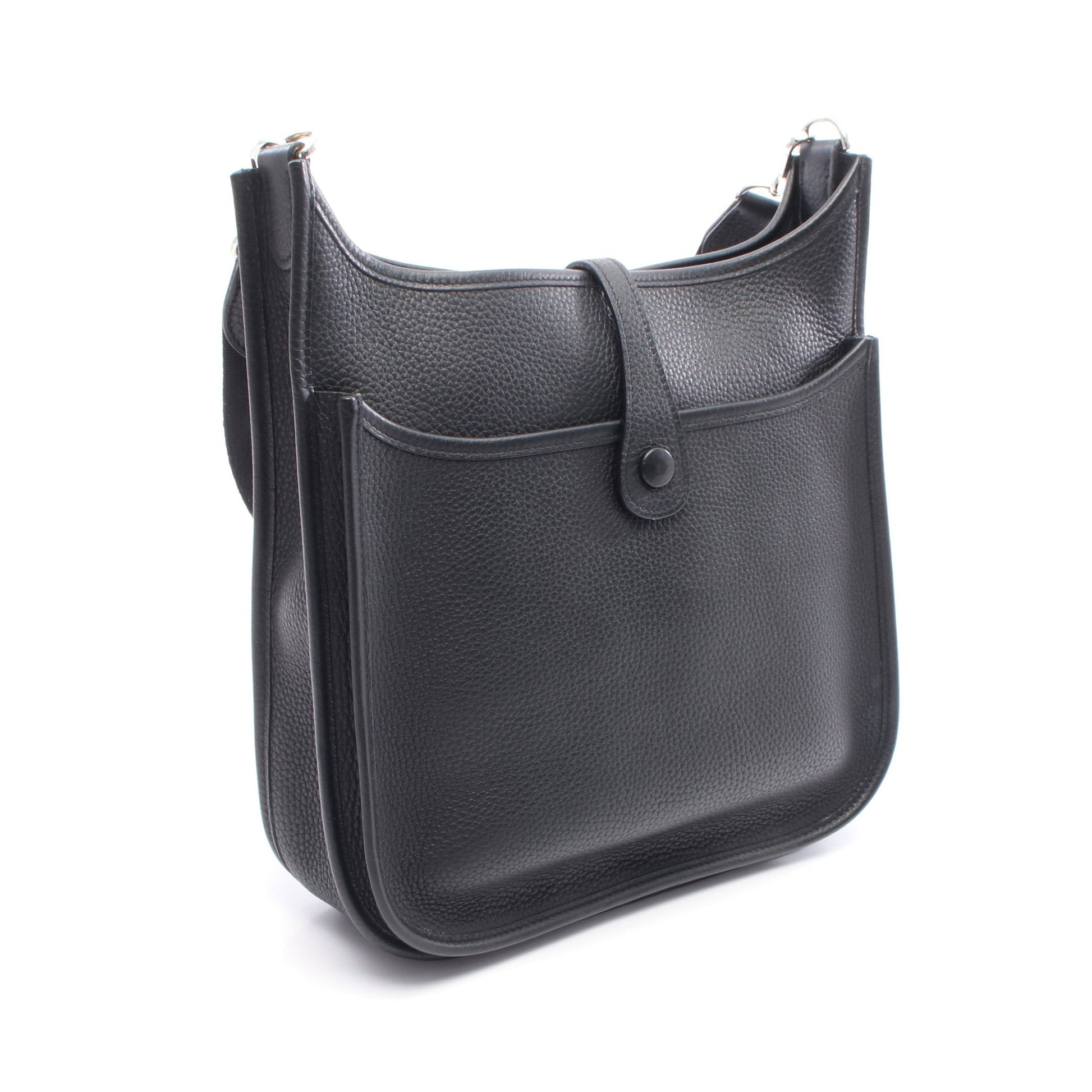 エヴリン 2 ドゥ PM ショルダーバッグ トリヨンクレマンス ブラック シルバー金具 エルメス バッグ HERMES