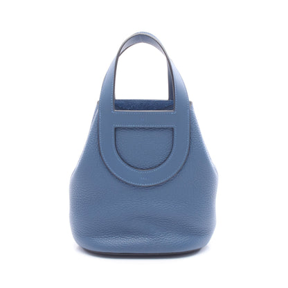 インザループ18 ブルータイ ハンドバッグ トリヨンクレマンス ブルー シルバー金具 K刻印 エルメス バッグ HERMES