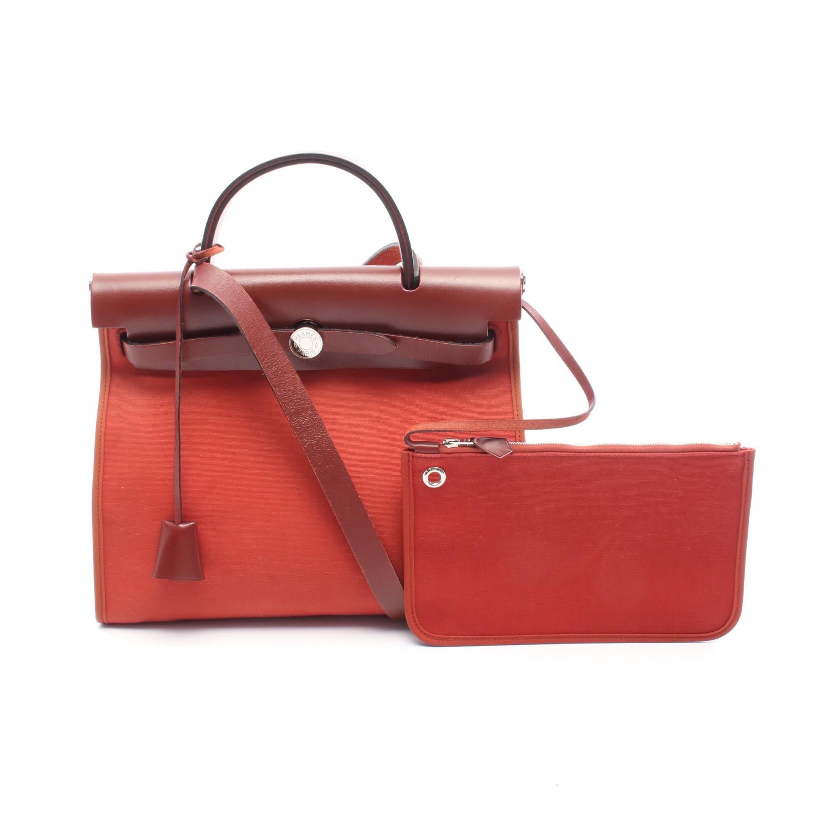 エールバッグジップPM ルージュアッシュ ハンドバッグ トワル