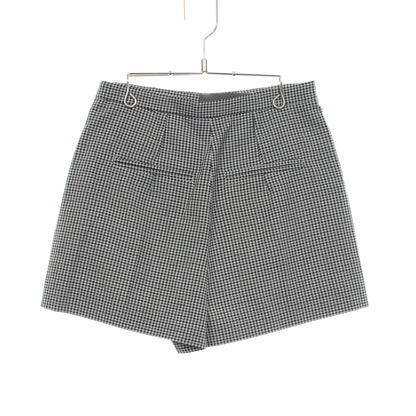 ショート パンツ チェック ウール ブラック グレー ホワイト フェンディ ボトムス FENDI