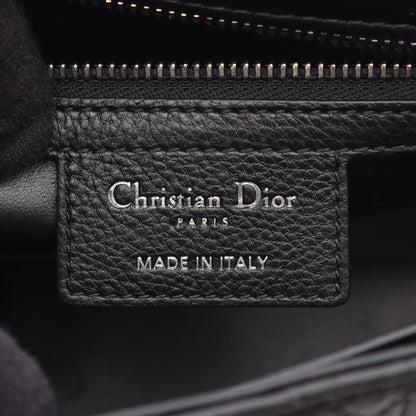 CARO カロ ミディアム カナージュ チェーンショルダーバッグ レザー ブラック クリスチャンディオール バッグ Christian Dior