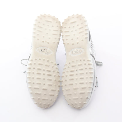 スニーカー パンチング レザー シルバー ブラック トッズ シューズ TOD'S