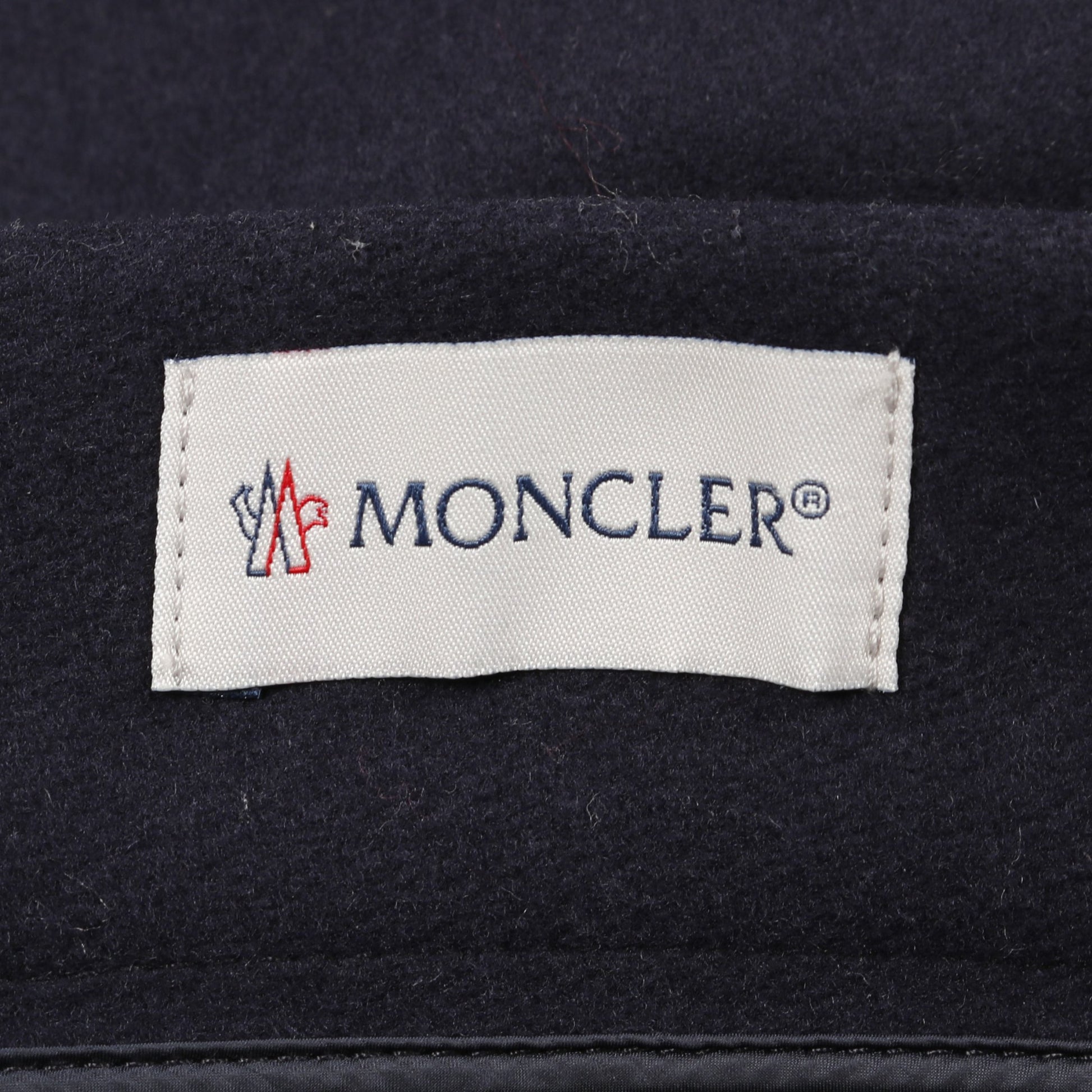 GONNA スカート ウール ナイロン カシミヤ ネイビー サイドプリーツ モンクレール ボトムス MONCLER