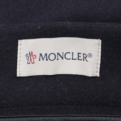 GONNA スカート ウール ナイロン カシミヤ ネイビー サイドプリーツ モンクレール ボトムス MONCLER