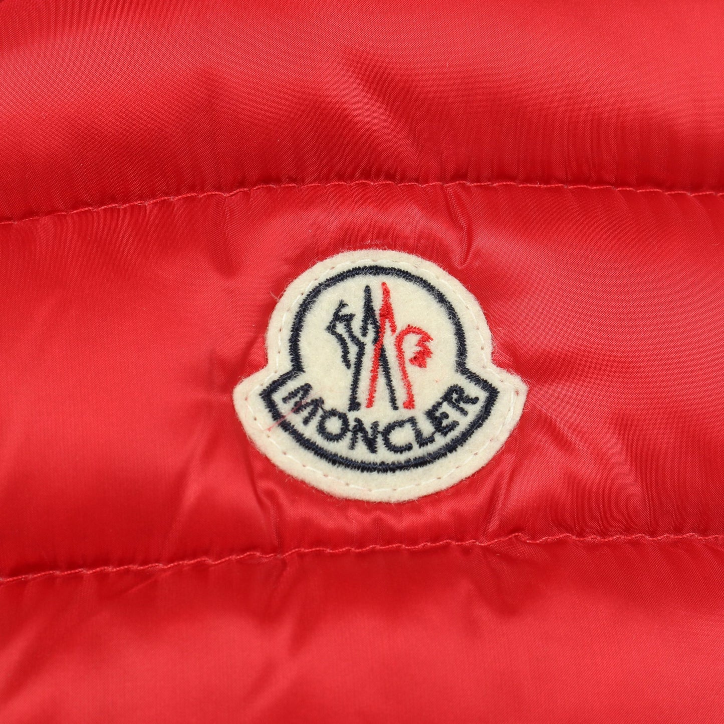 LIANE ダウンベスト ナイロン レッド モンクレール アウター MONCLER