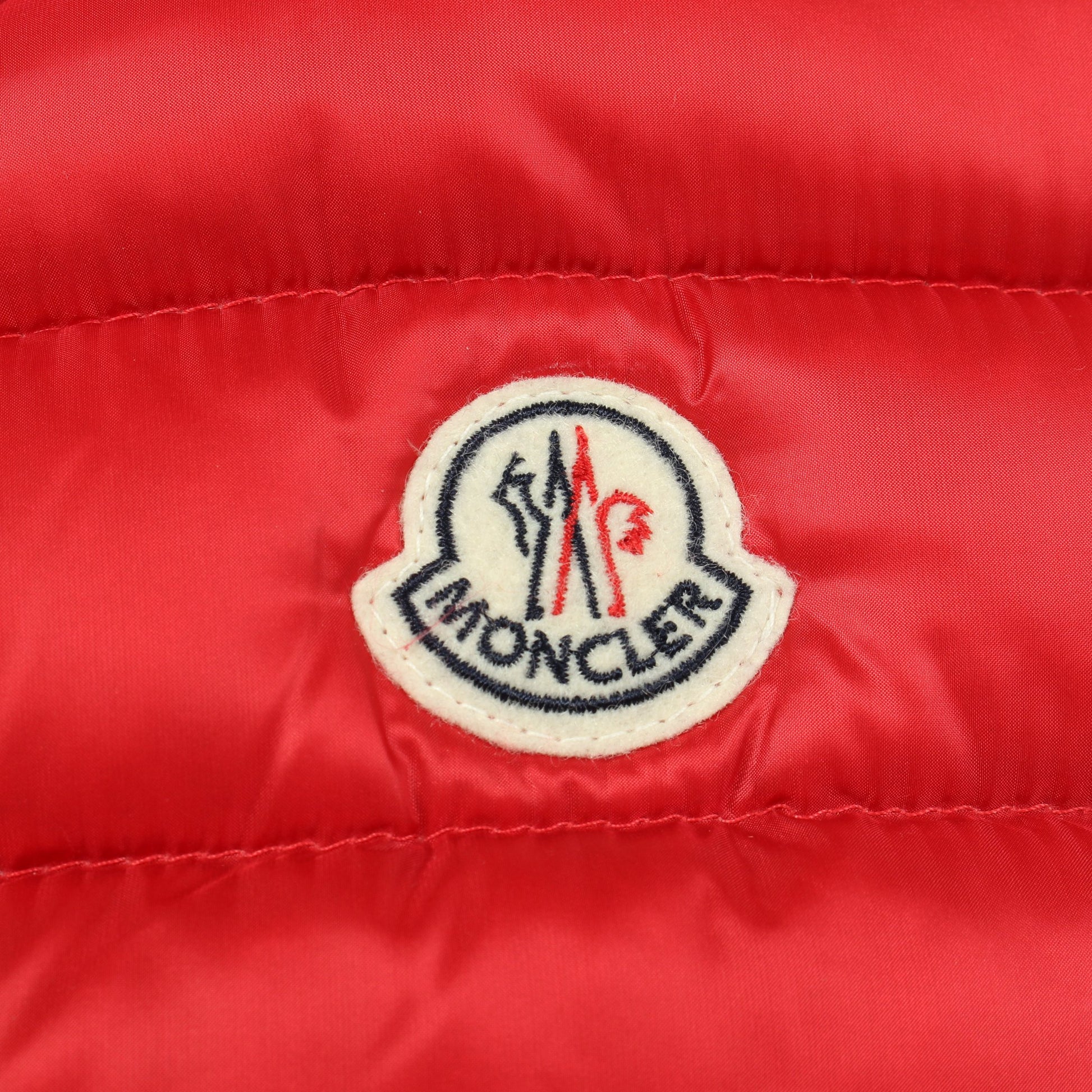 LIANE ダウンベスト ナイロン レッド モンクレール アウター MONCLER