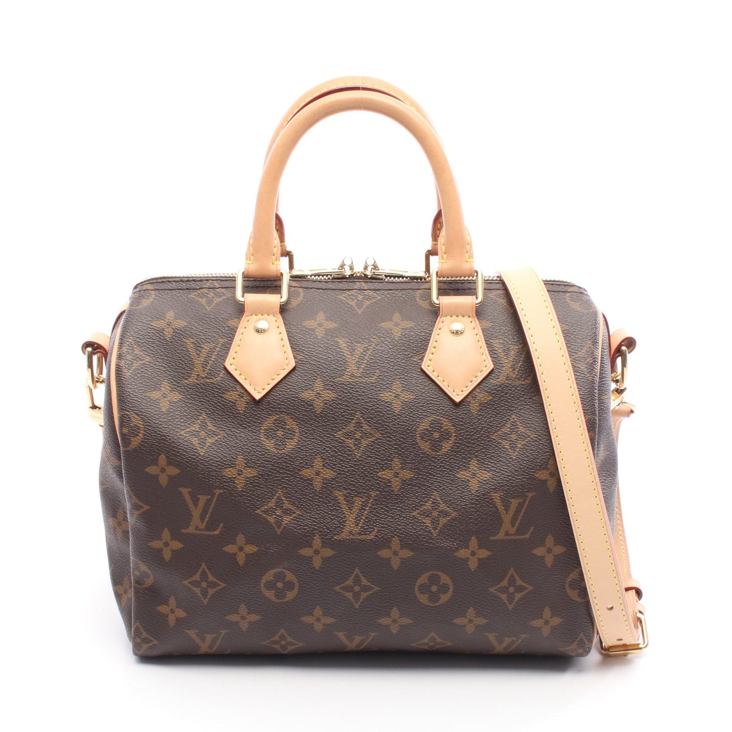 スピーディ バンドリエール25 モノグラム ハンドバッグ PVC レザー ブラウン 2WAY ルイヴィトン バッグ LOUIS VUITTON