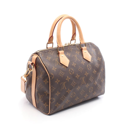 スピーディ バンドリエール25 モノグラム ハンドバッグ PVC レザー ブラウン 2WAY ルイヴィトン バッグ LOUIS VUITTON