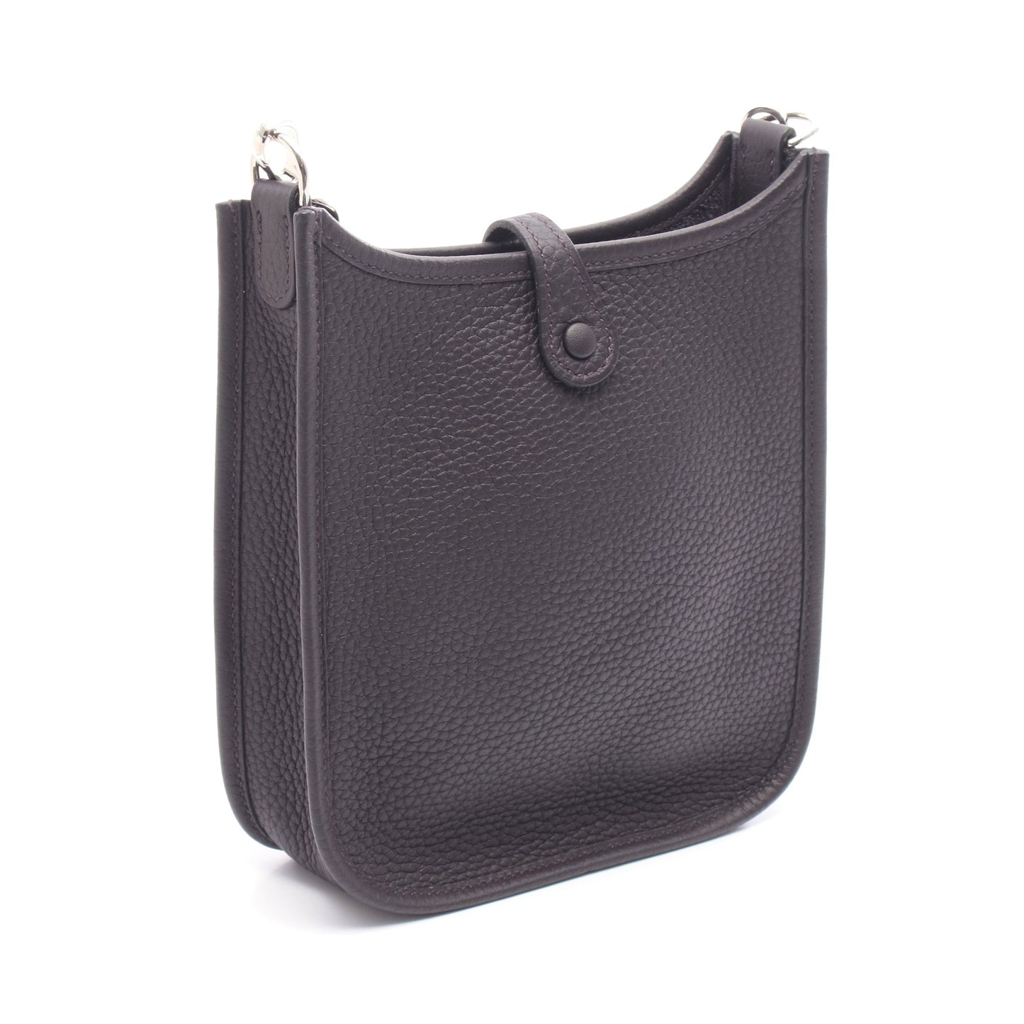 エヴリンTPM ルージュセリエ ショルダーバッグ トリヨンクレマンス ダークブラウン シルバー金具 W刻印 エルメス バッグ HERMES