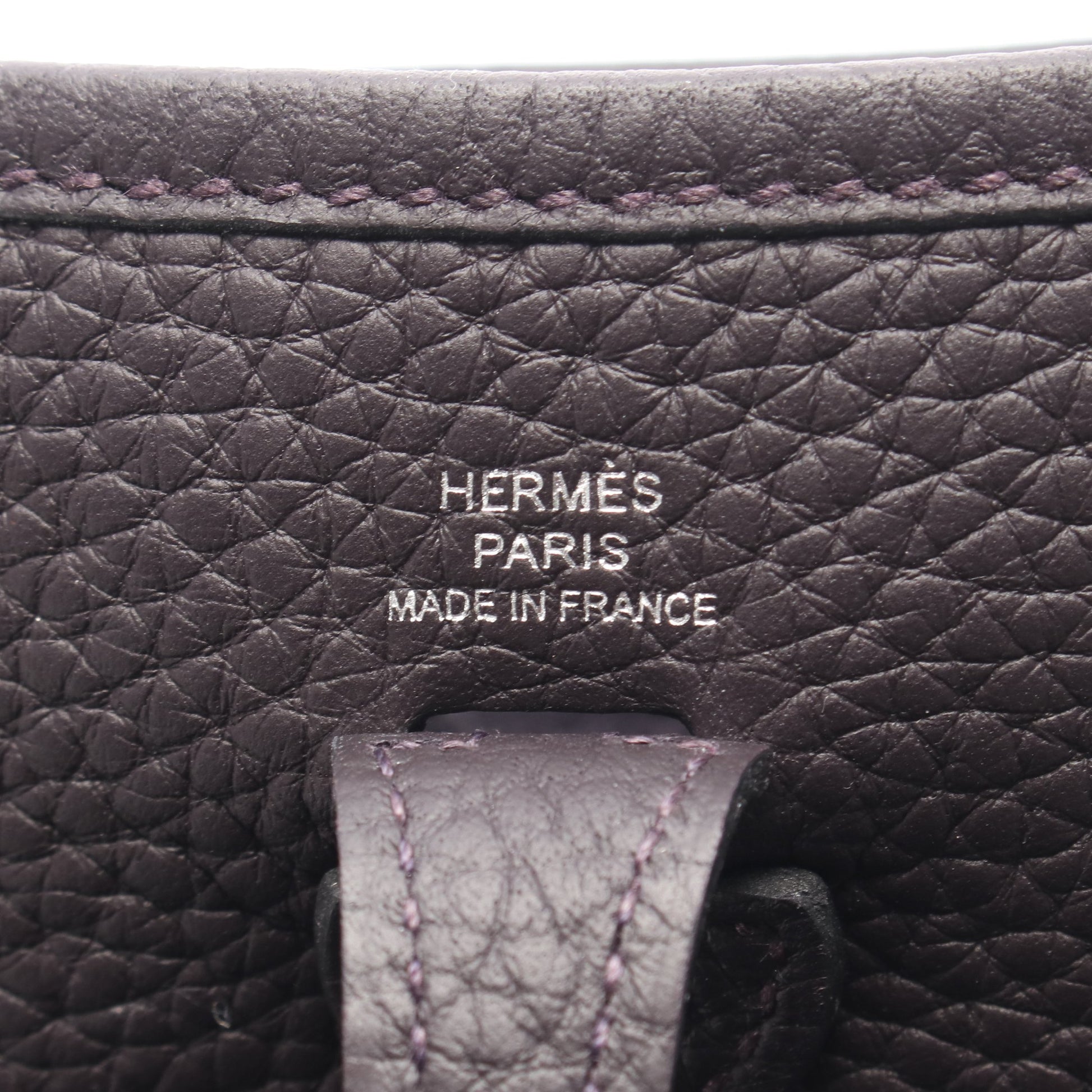 エヴリンTPM ルージュセリエ ショルダーバッグ トリヨンクレマンス ダークブラウン シルバー金具 W刻印 エルメス バッグ HERMES