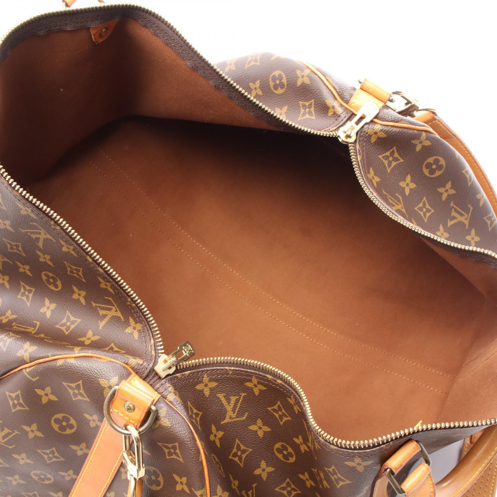 キーポル バンドリエール60 モノグラム ボストンバッグ PVC レザー