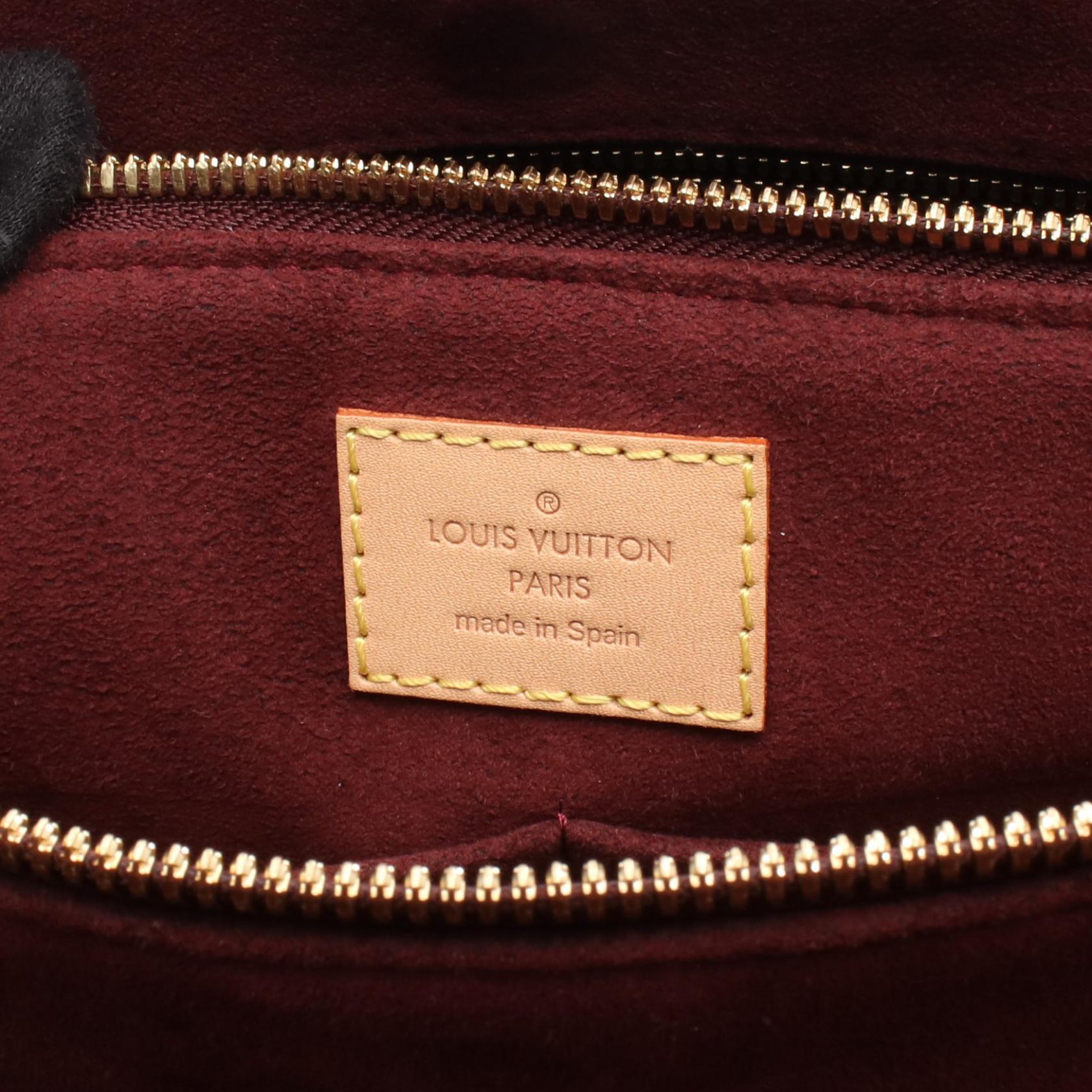スフロ MM モノグラム ハンドバッグ PVC レザー ブラウン ルイヴィトン バッグ LOUIS VUITTON
